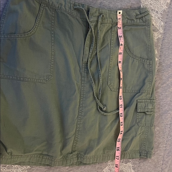 Green Cargo Mini Skirt skort - Picture 4 of 4